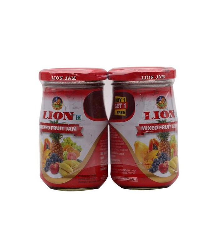 LION MIXED FRUIT JAM (BUY 1 GET 1 FREE)-250gm